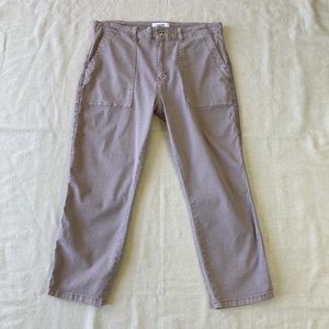 Pistola Revolve Lavender High Rise Cropped Pants